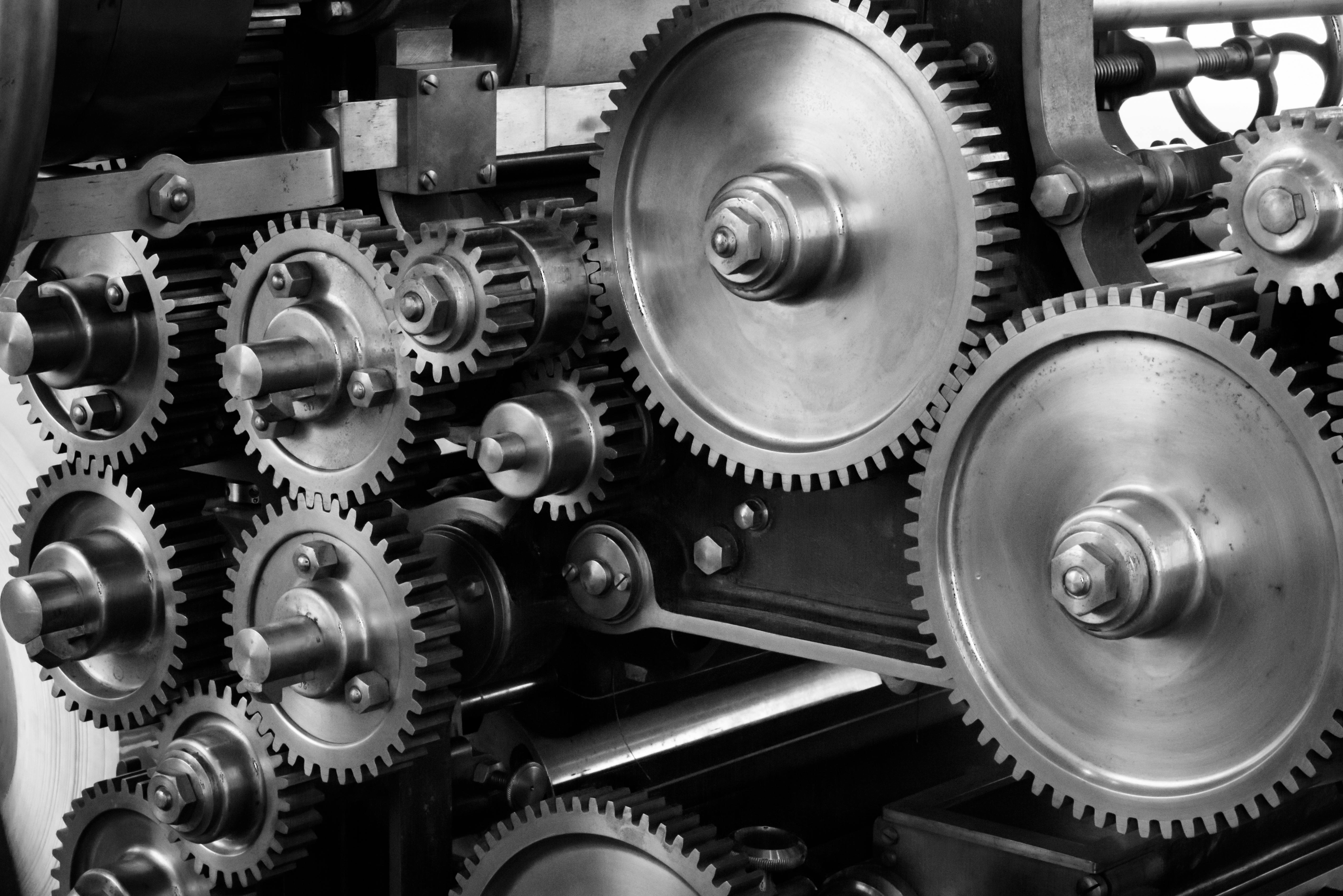 Gears and cogs clockwork